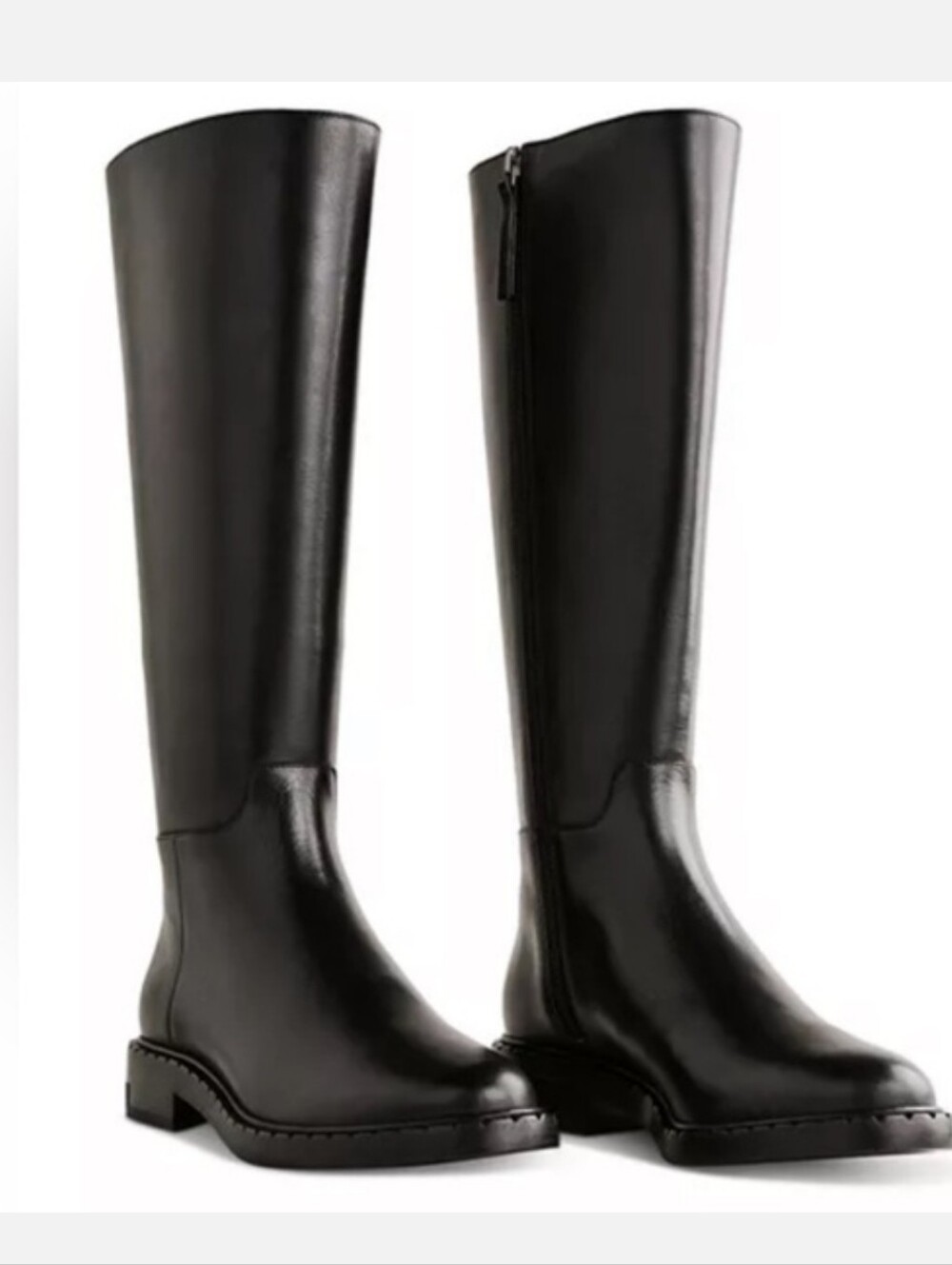 Reformation Nancy Black Knee-High Women's Boot 6.5